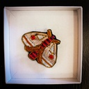 BROCHE PAPILLON TISSEE   