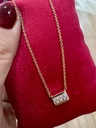 COLLIER PLAQUE OR 
