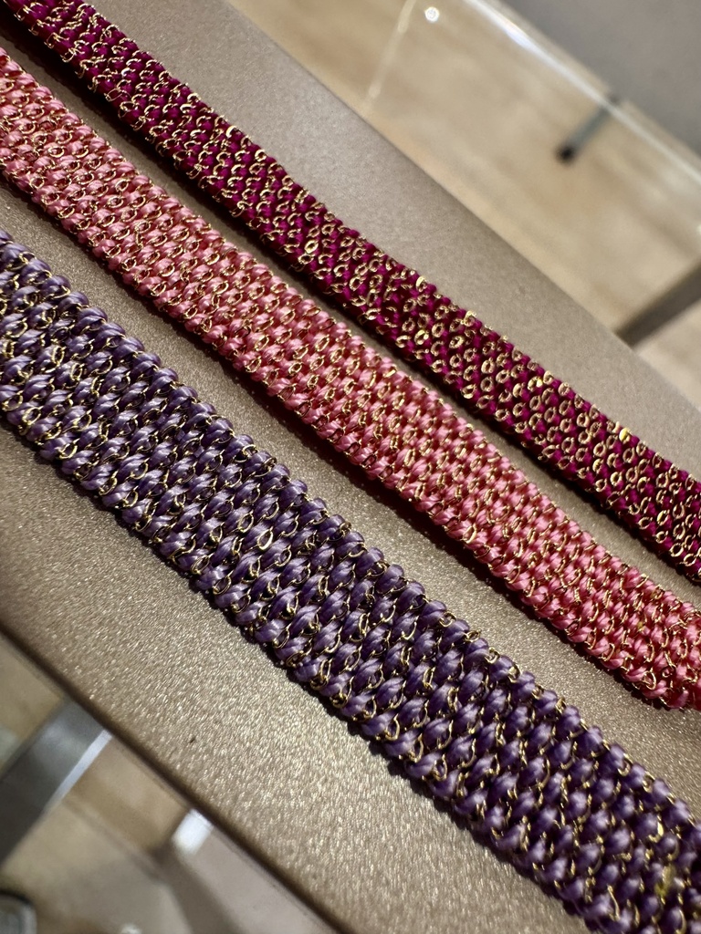 BRACELET CHAINE TISSEE 