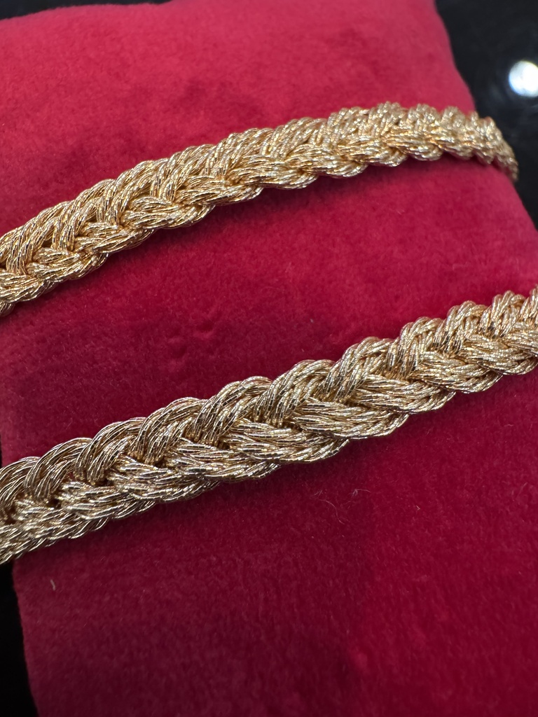 BRACELET TRESSE LUREX