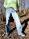 JEANS MAC WIDE FRINGE