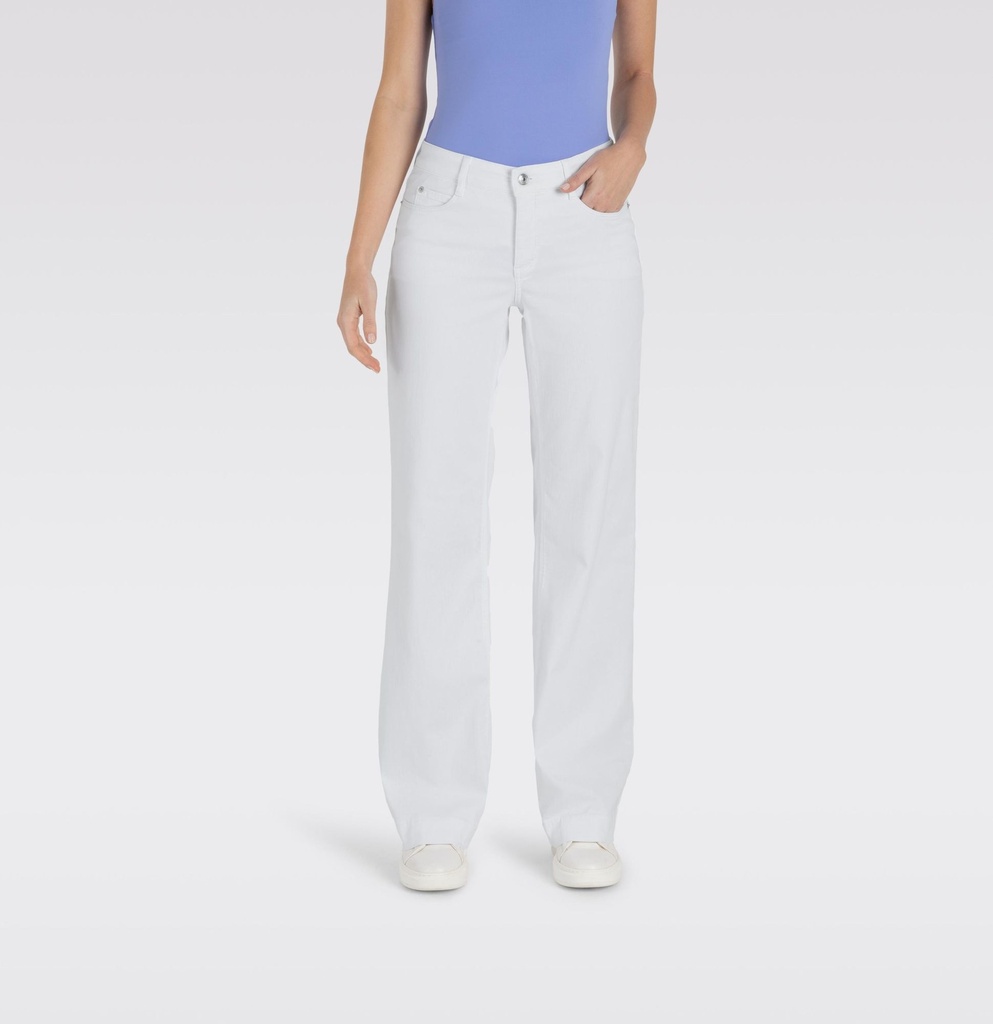 JEANS MAC WIDE blanc