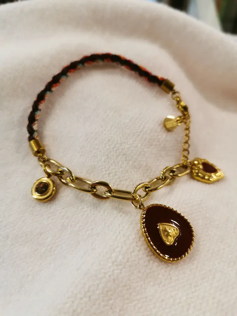 BRACELET RED HEART 