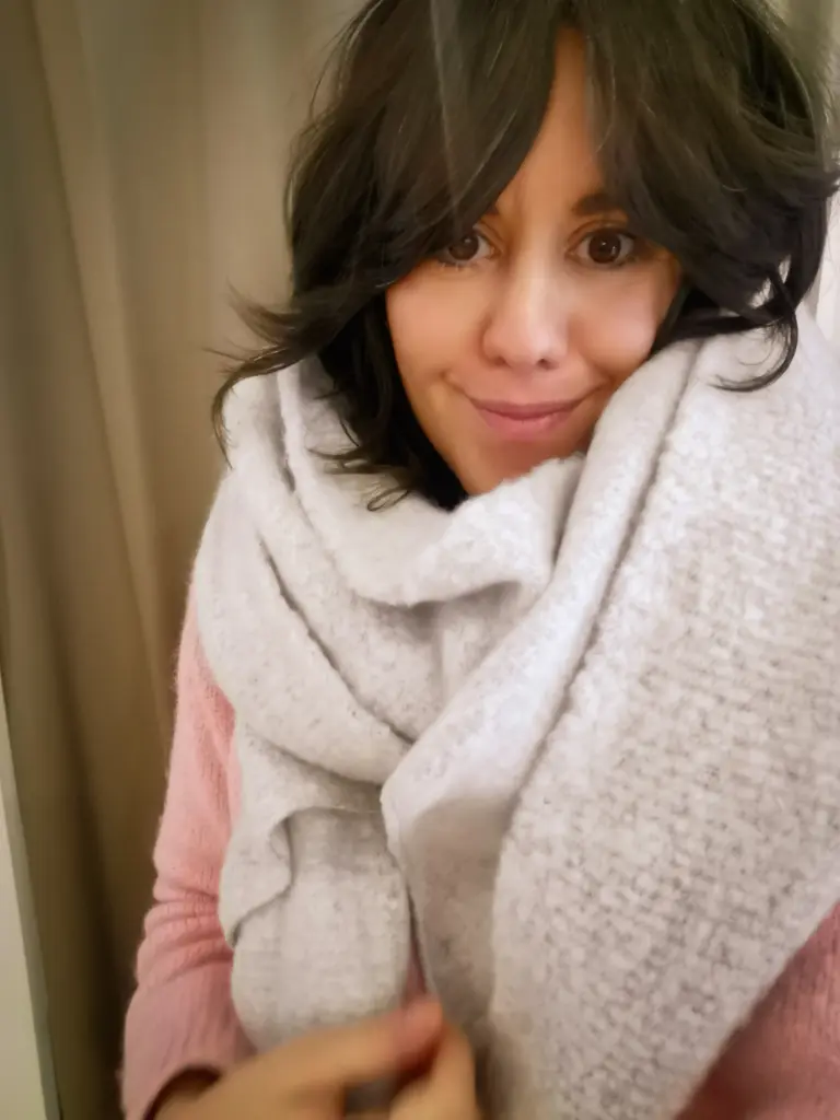 ECHARPE DODI GRISE CLAIRE