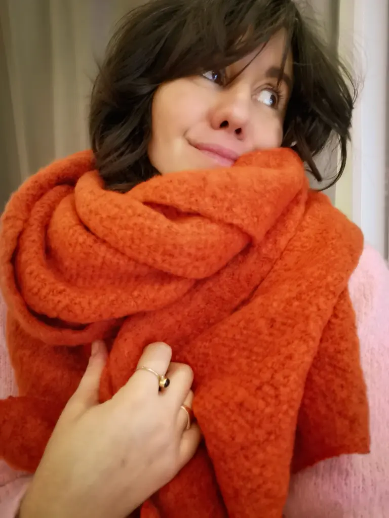 ECHARPE DODI ROUILLE