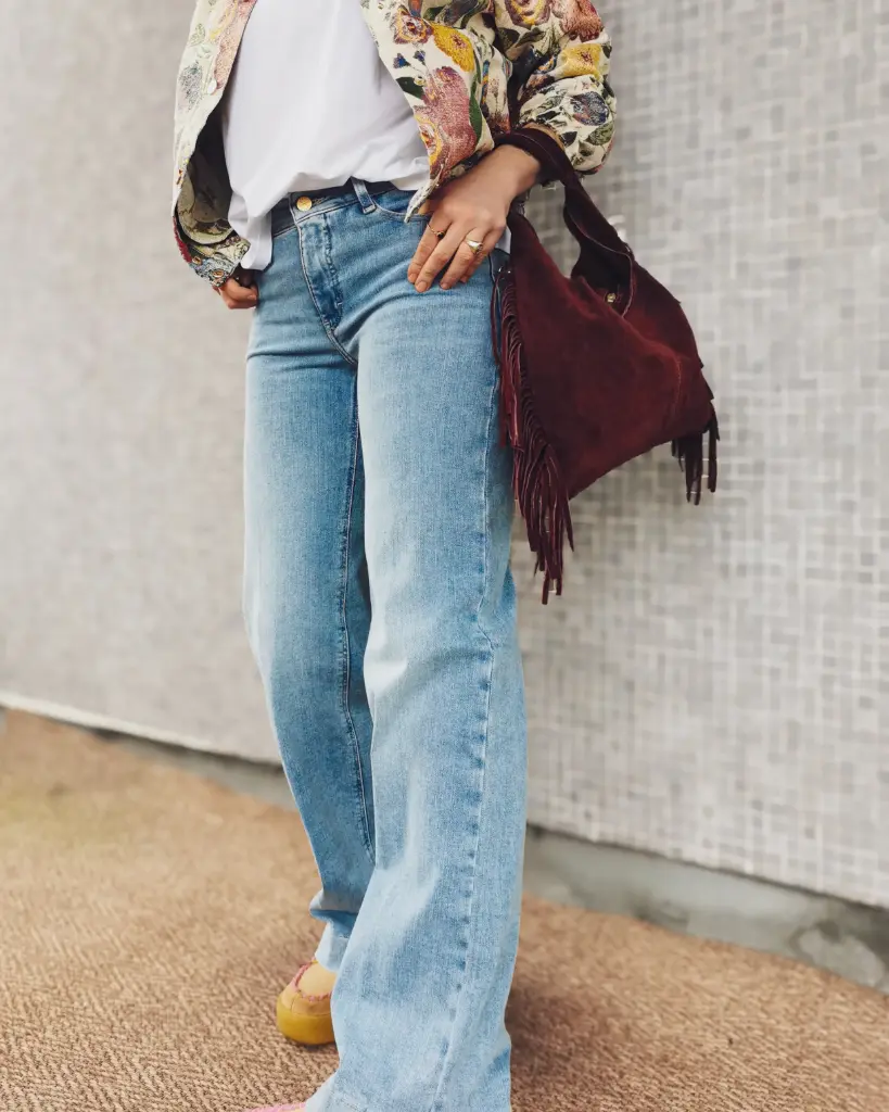 JEANS MAC DREAM WIDE SUMMER BLUE