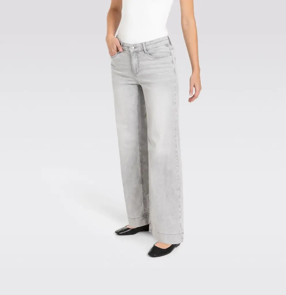 JEANS MAC DREAM WIDE GRIS CLAIR
