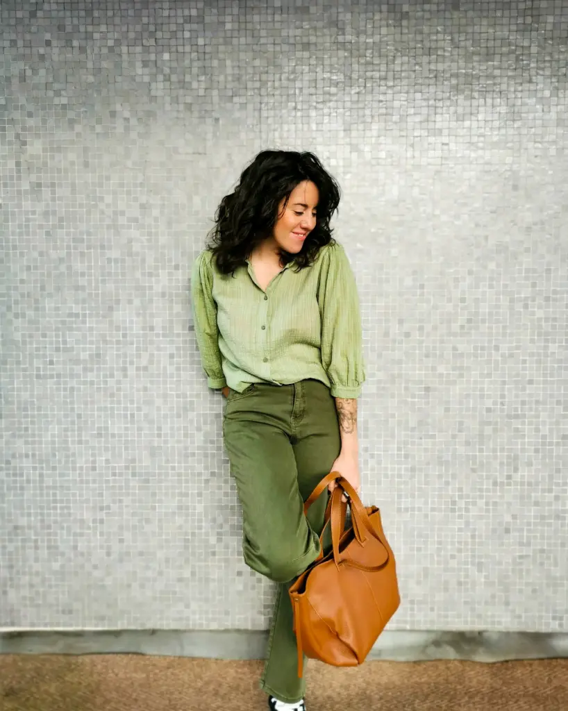 BLOUSE OLIVE DELAVEE