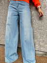 DENIM SWIGGY PALAZZO MEDIUM BLUE