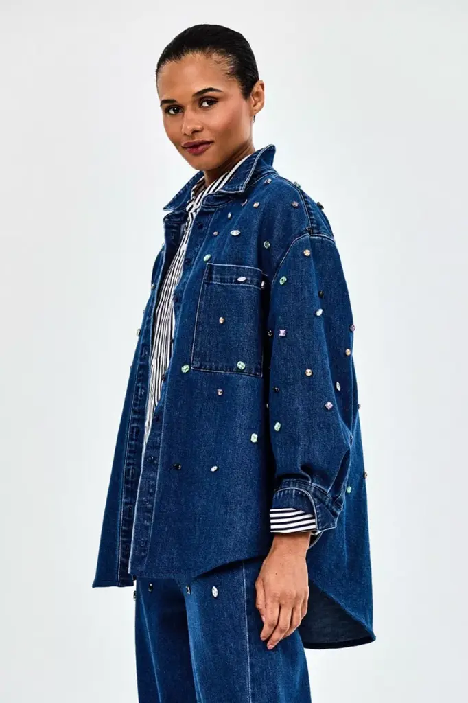 [313714] VESTE SPRINKLE DENIM (XS)