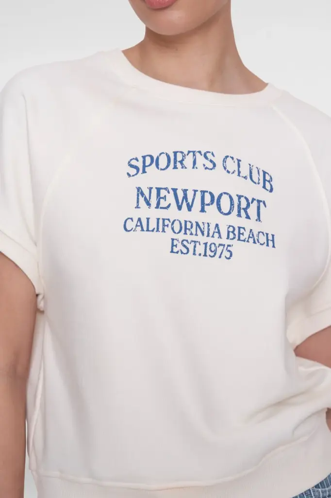 [62046-41] SWEAT NEWPORT ECRU (XS)