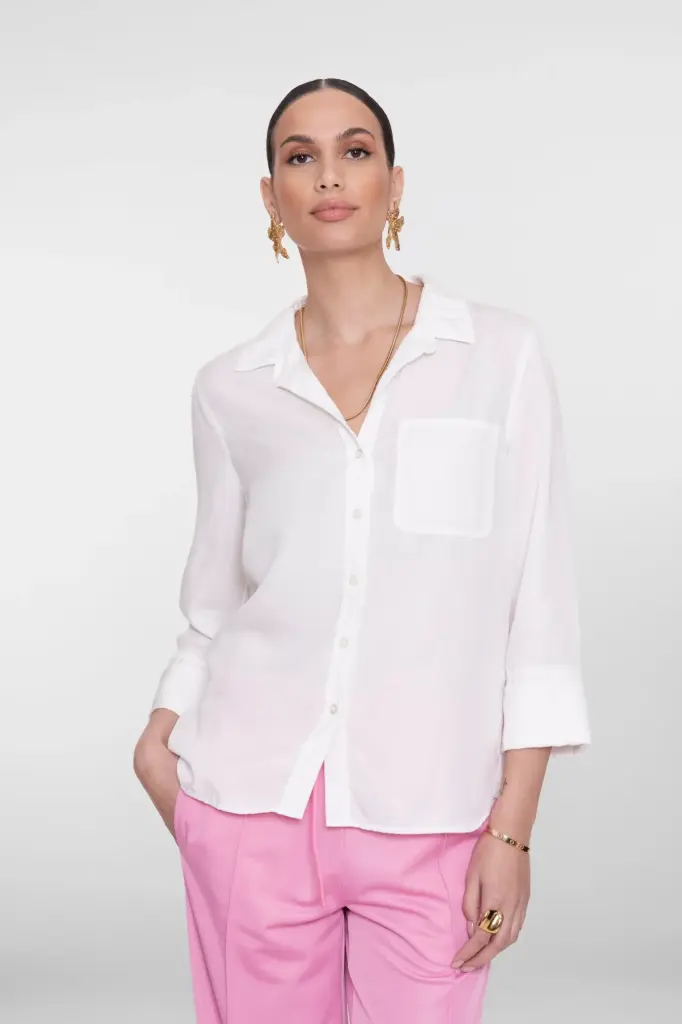 CHEMISE BLANCHE LYOCELL