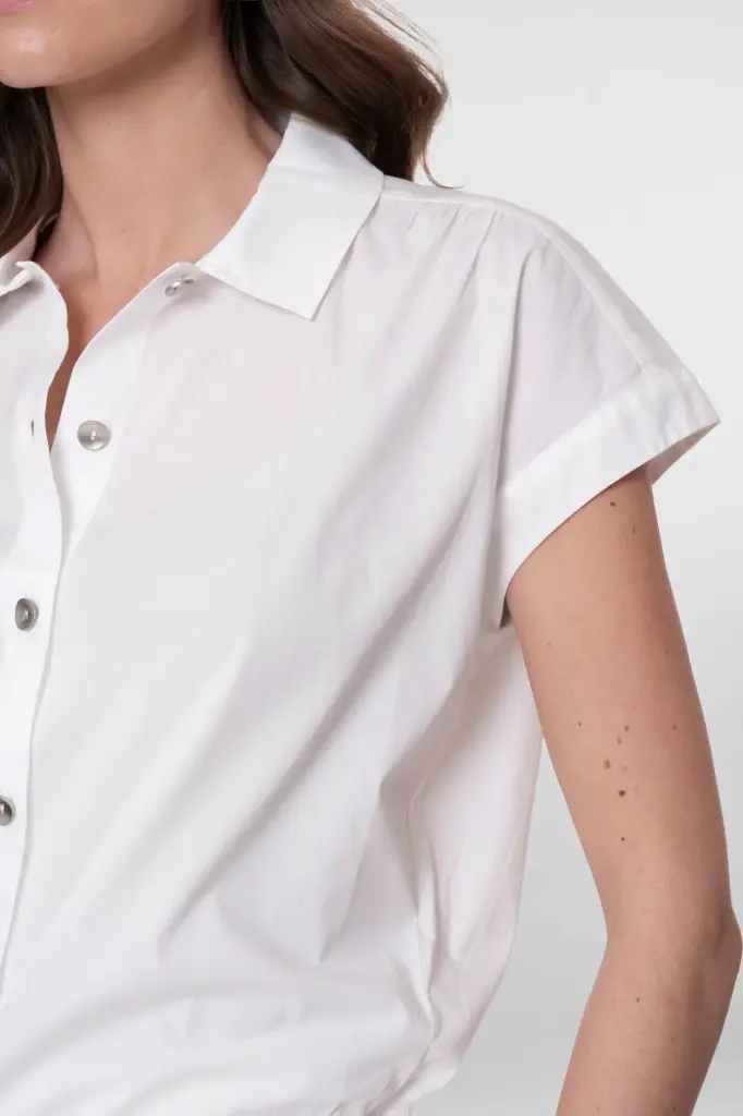 CHEMISE BLANCHE SANS MANCHE