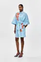 ROBE DIMPLY BLUE