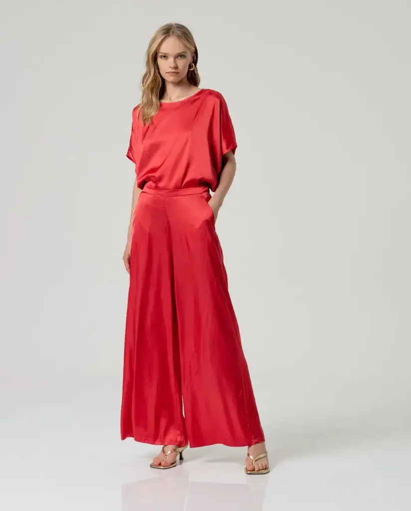 [516HIEN523] PANTALON HIEN ROUGE  (S)
