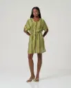 ROBE MIZY VERT MULTI 
