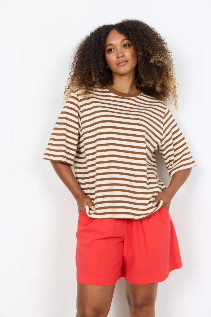 SWEAT FIDELIA MARRON 