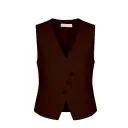 VESTE SANS MANCHE SELENA CHOCO
