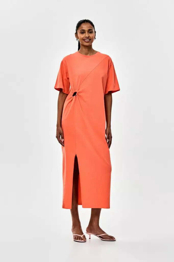 ROBE DEWEL MANDARINE