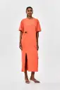 ROBE DEWEL MANDARINE