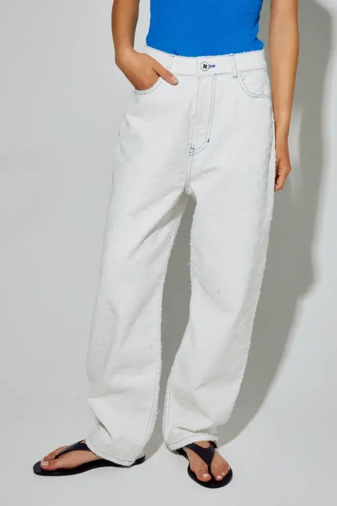 DENIM ROXY BARREL USED WHITE