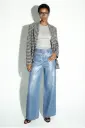 DENIM SWIGGY PALAZZO FOIL