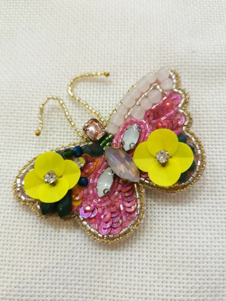 BROCHE DODI PAPILLON FLOWER