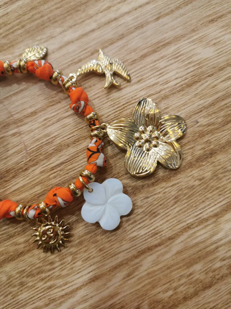 BRACELET BANDANA ORANGE