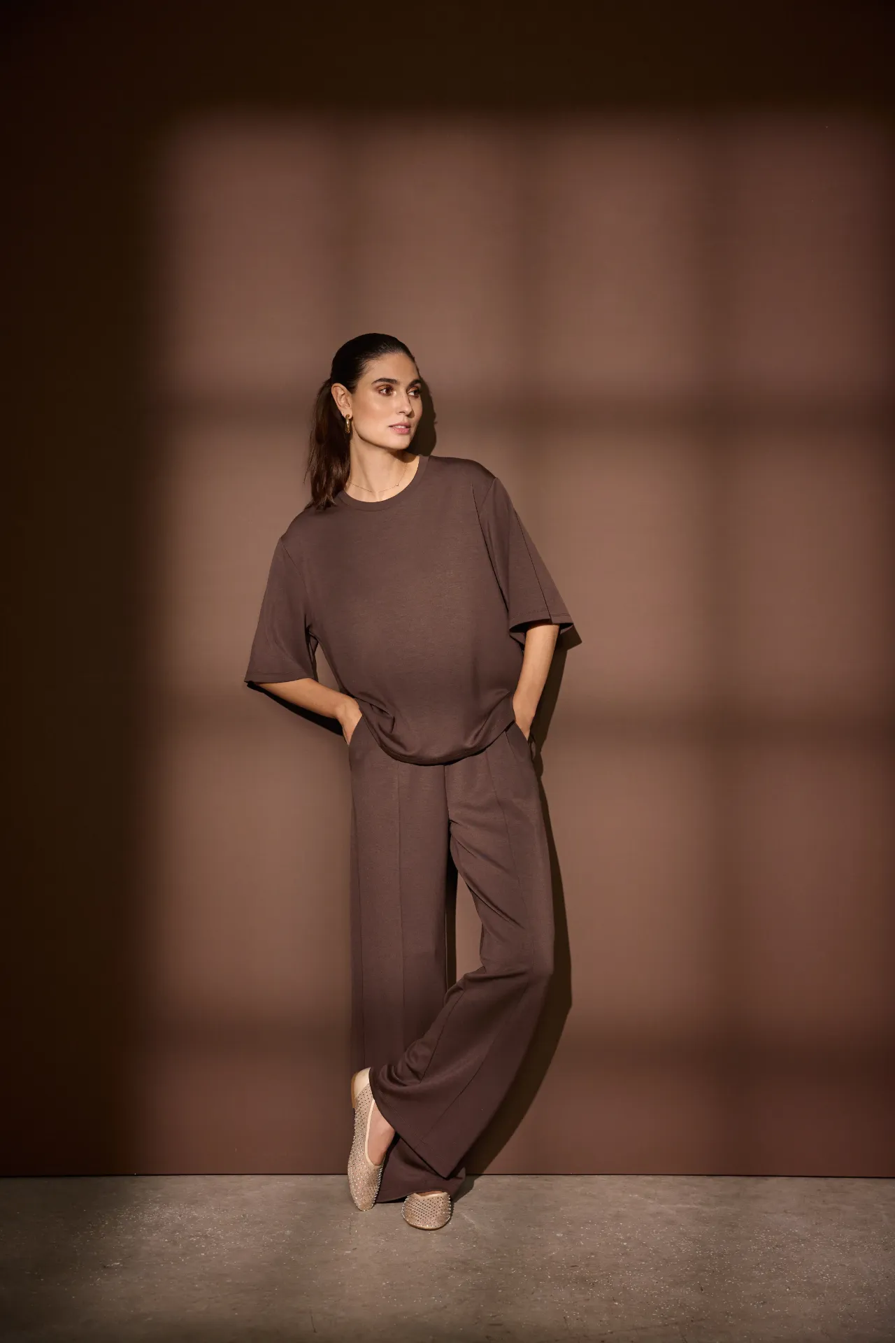 PANTALON BANU PLUM