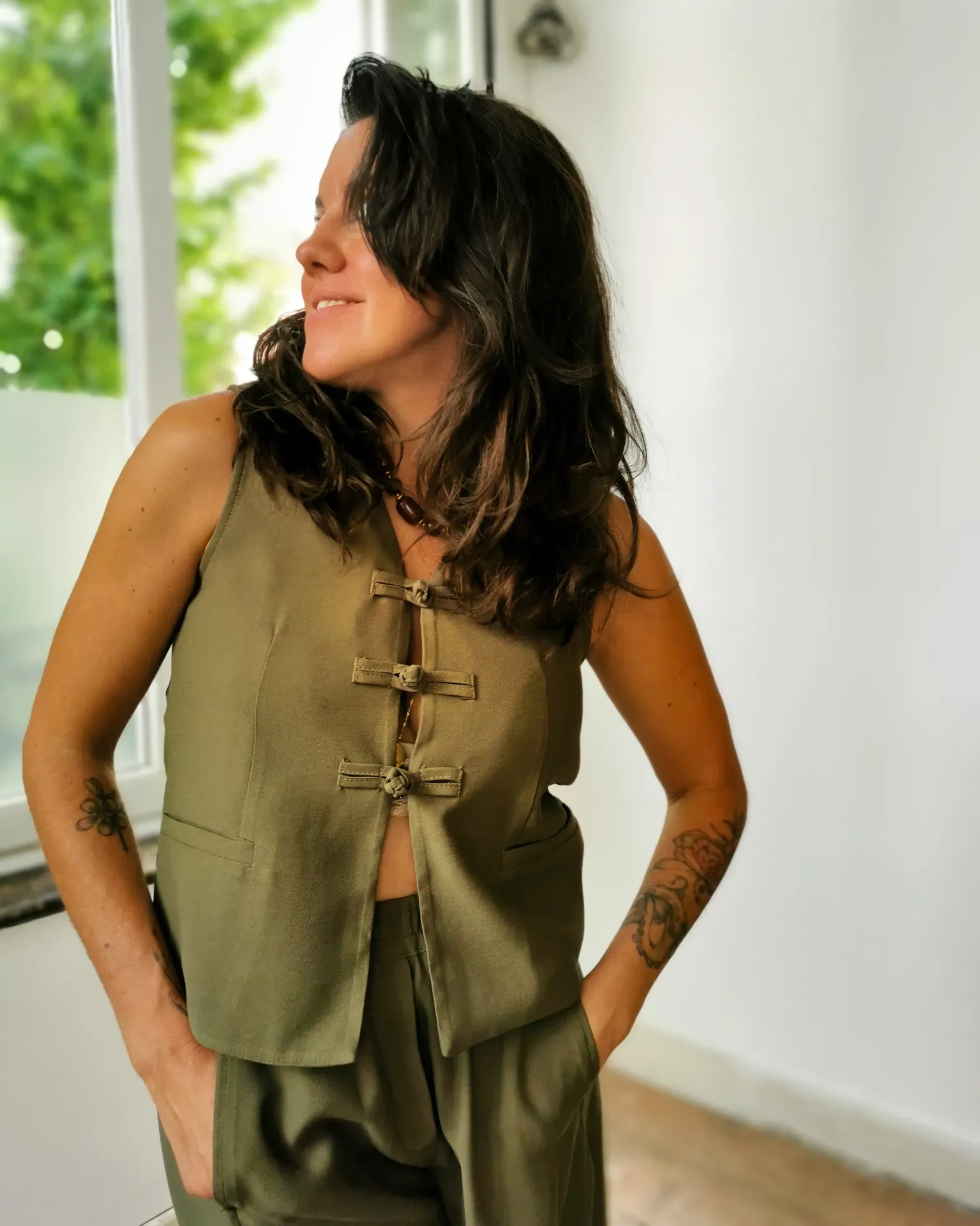 GILET BROOKLIN KHAKI