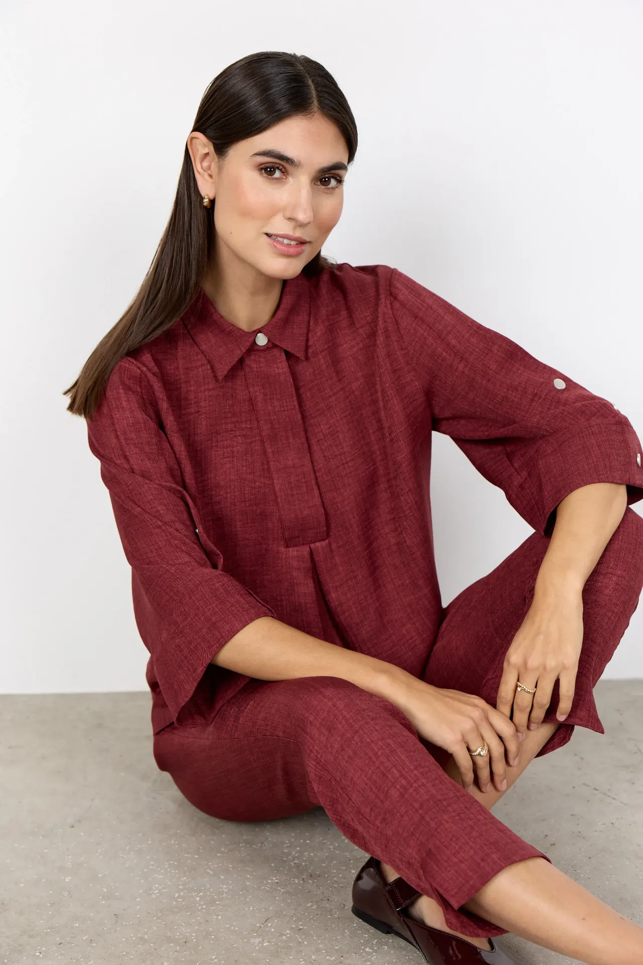 BLOUSE CHARISSA BORDEAUX