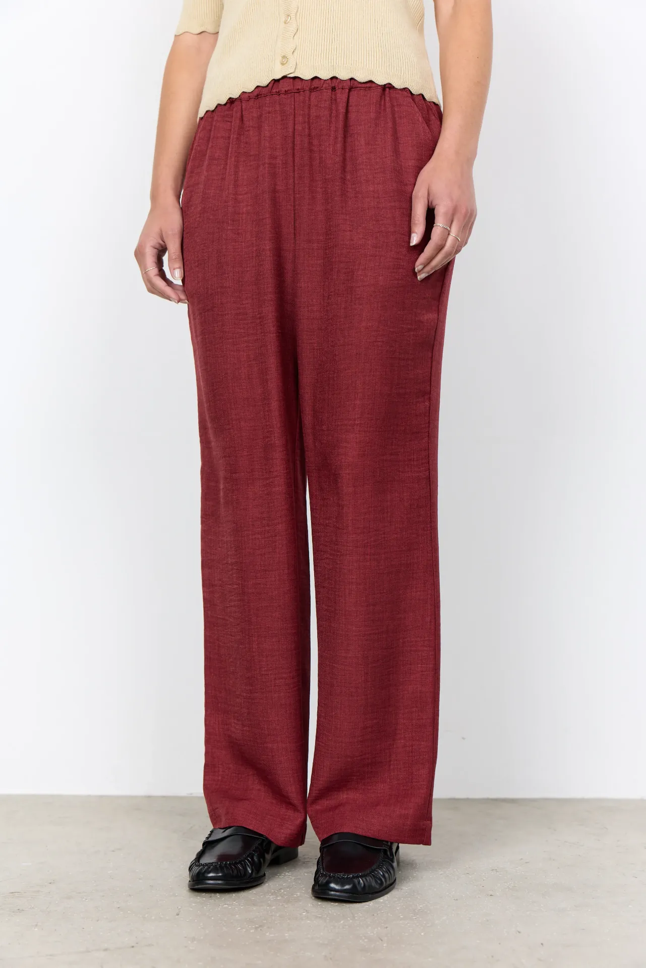 PANTALON CHARISSA BORDEAUX