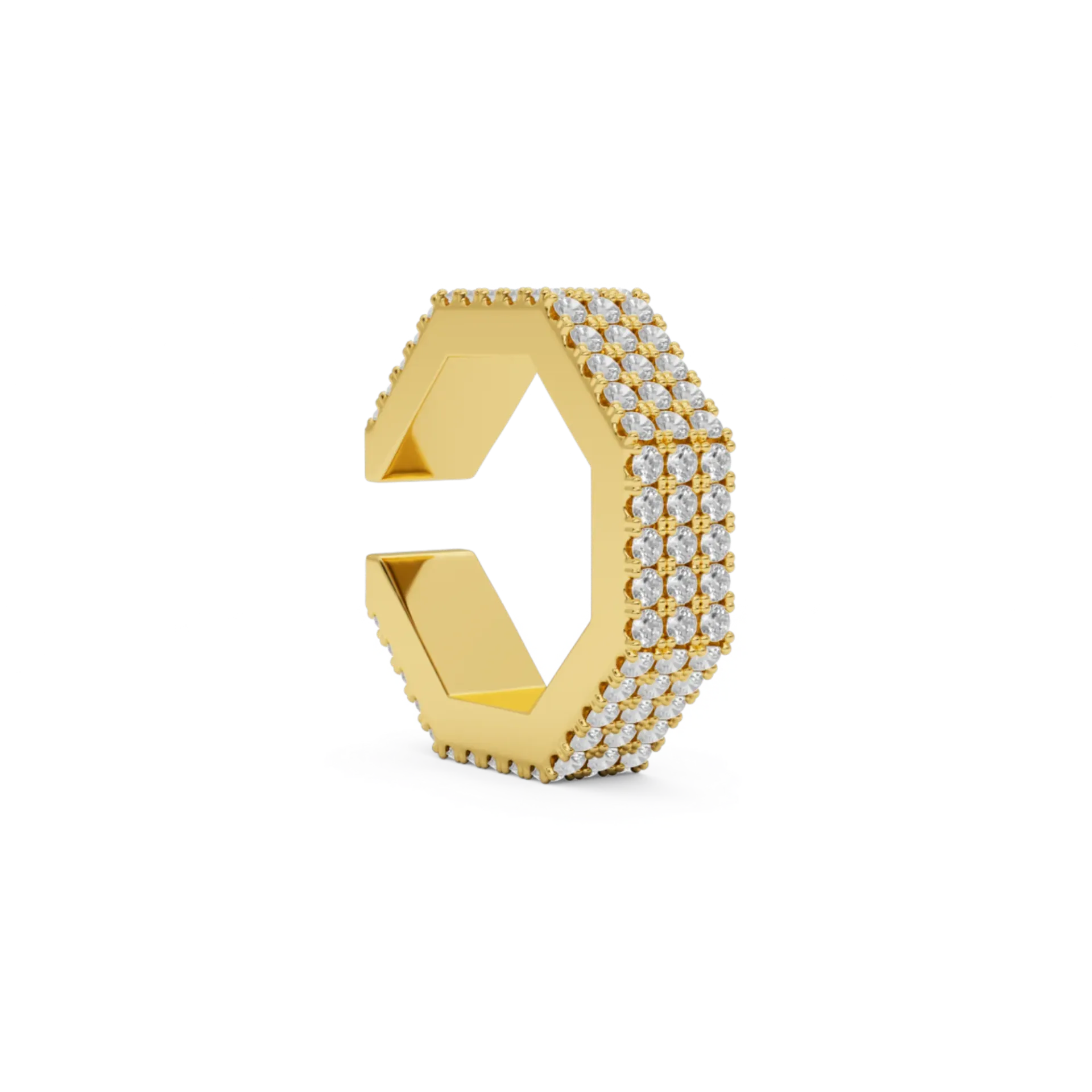 BOUCLE EDGE DIAM LARGE GD