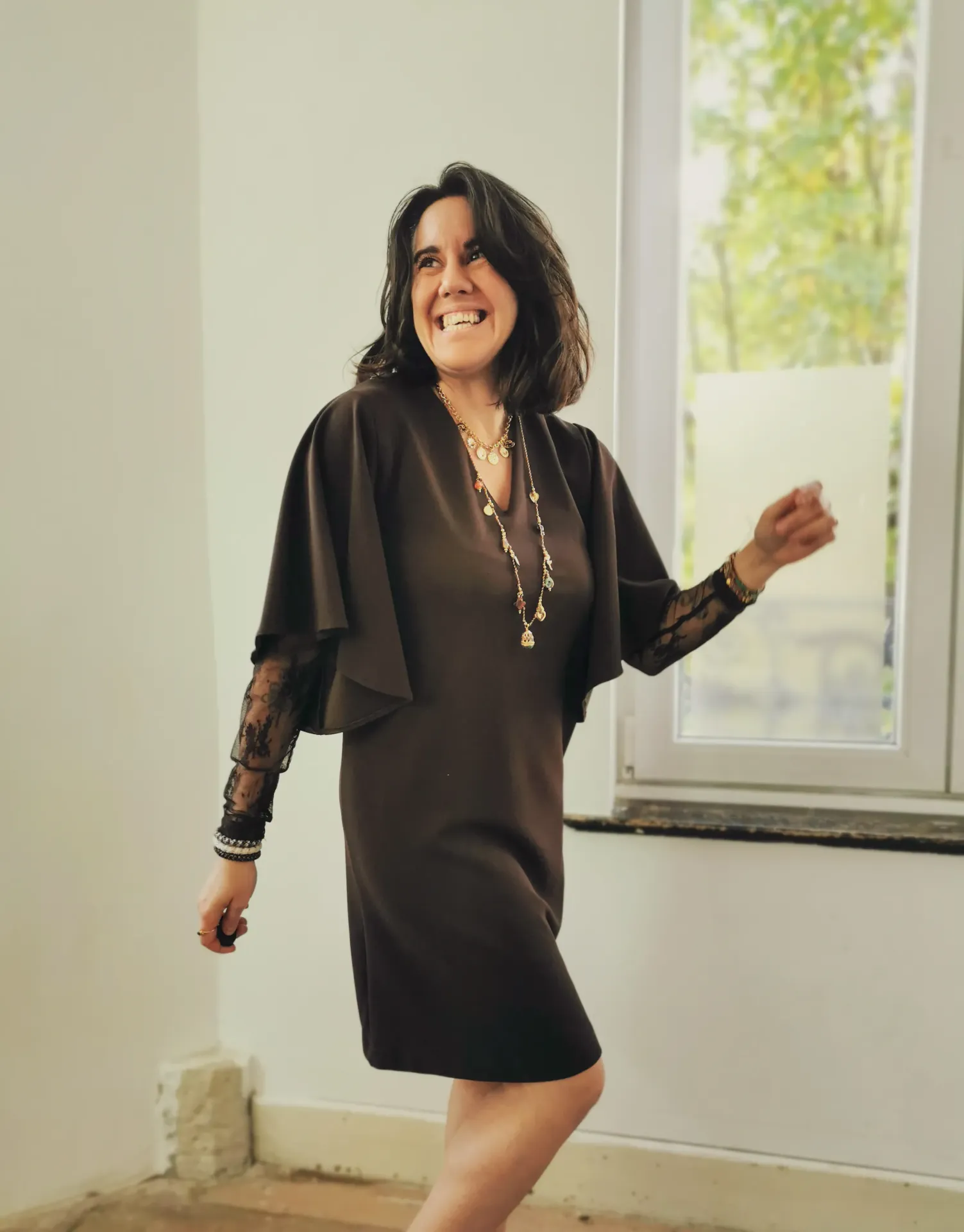 ROBE BERGAMO BRUNE (S)