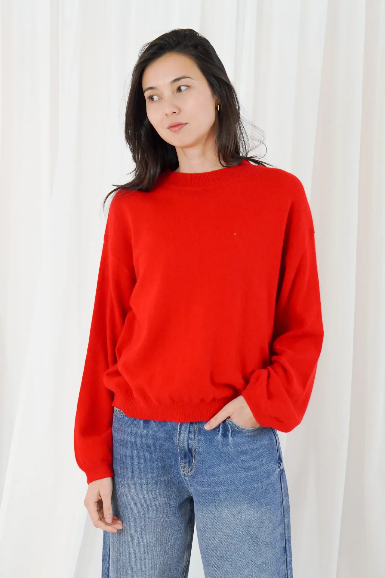 PULL COLORADO rouge