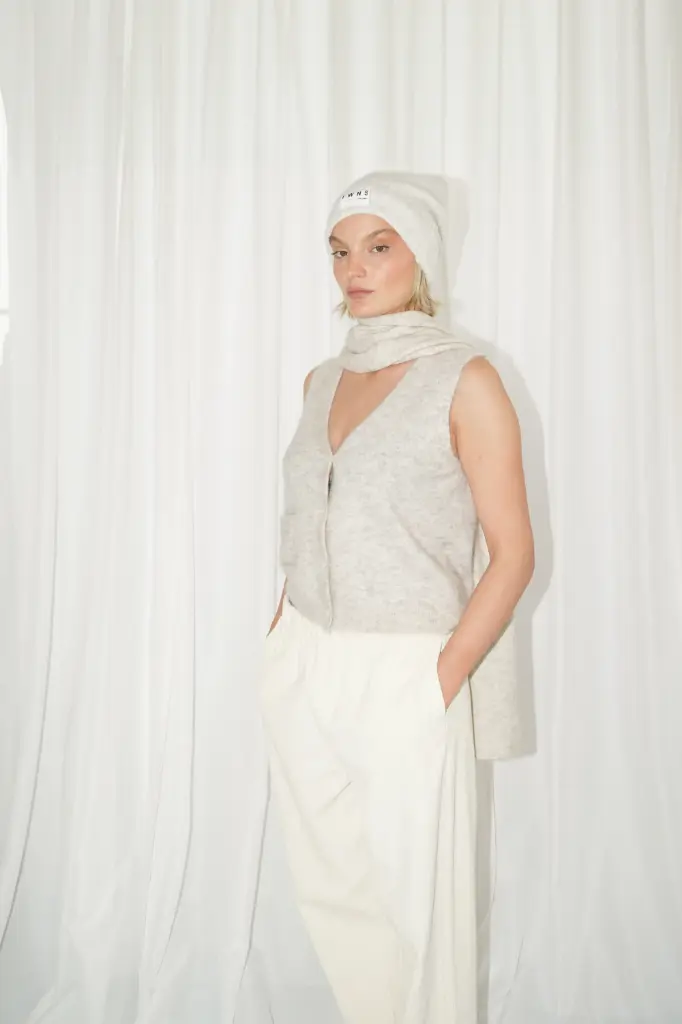 GILET CASTLEROCK beige chine