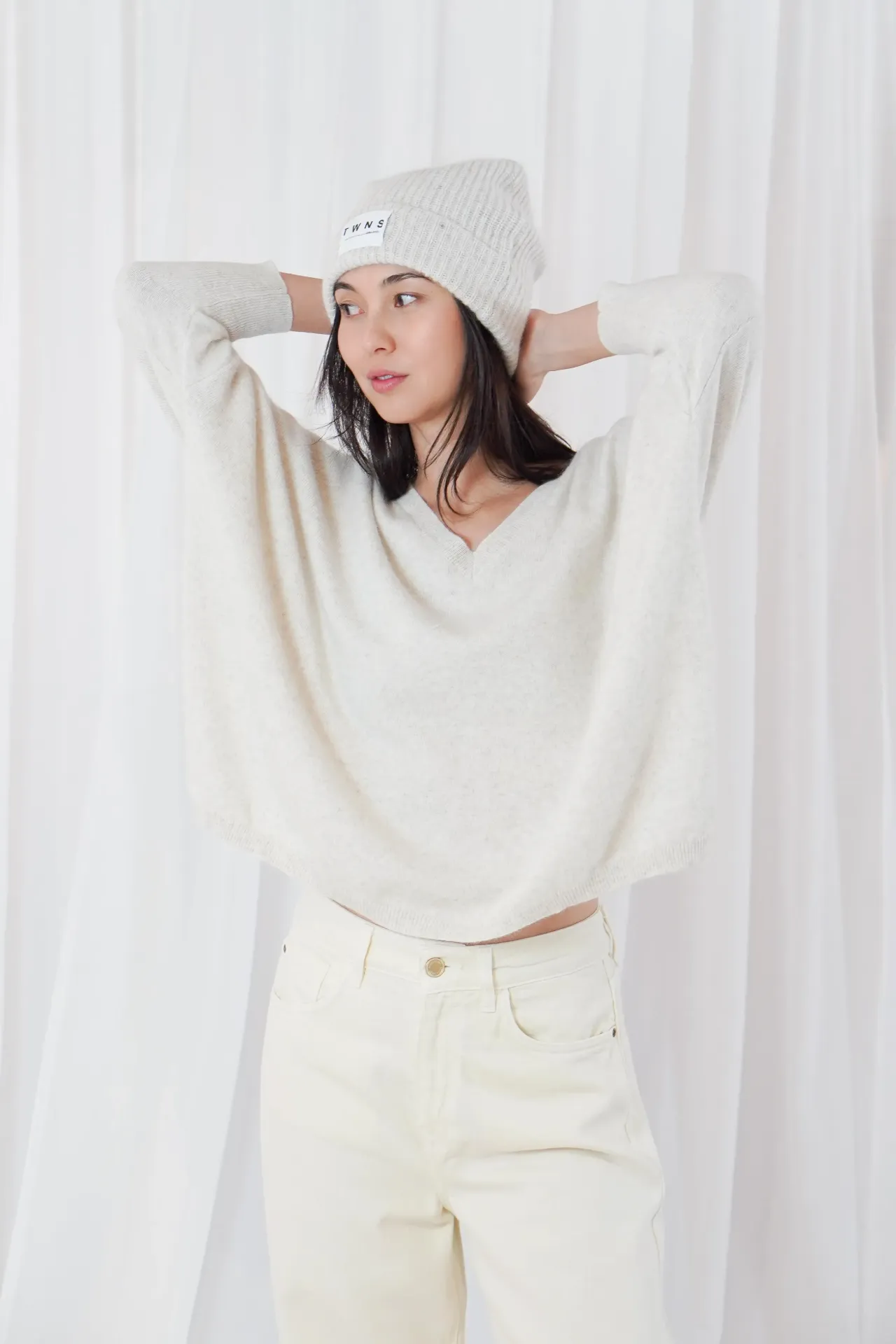 PULL JEFFERSON CHINE BEIGE