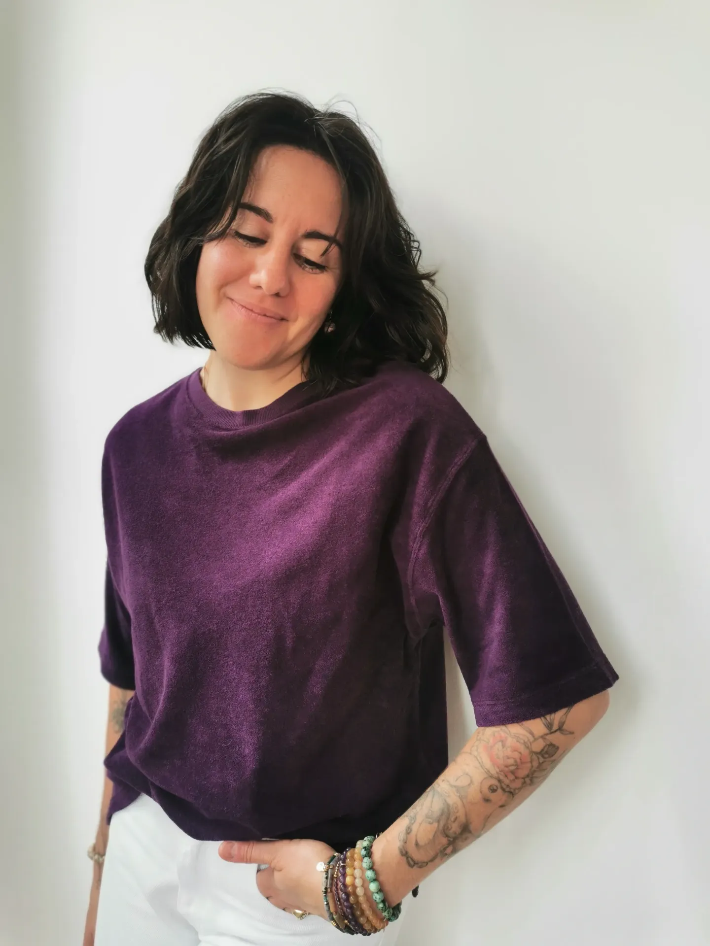 SWEAT BROOKLYN I aubergine