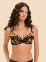 SOUTIEN-GORGE SAGA noir/nude
