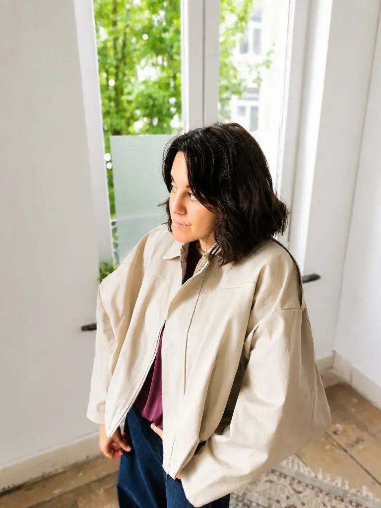 BLOUSON CAMPOBASSO gesso