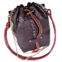 SAC BECO STUD POURPRE