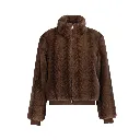BOMBER FAUSSE FOURRURE CHOCO