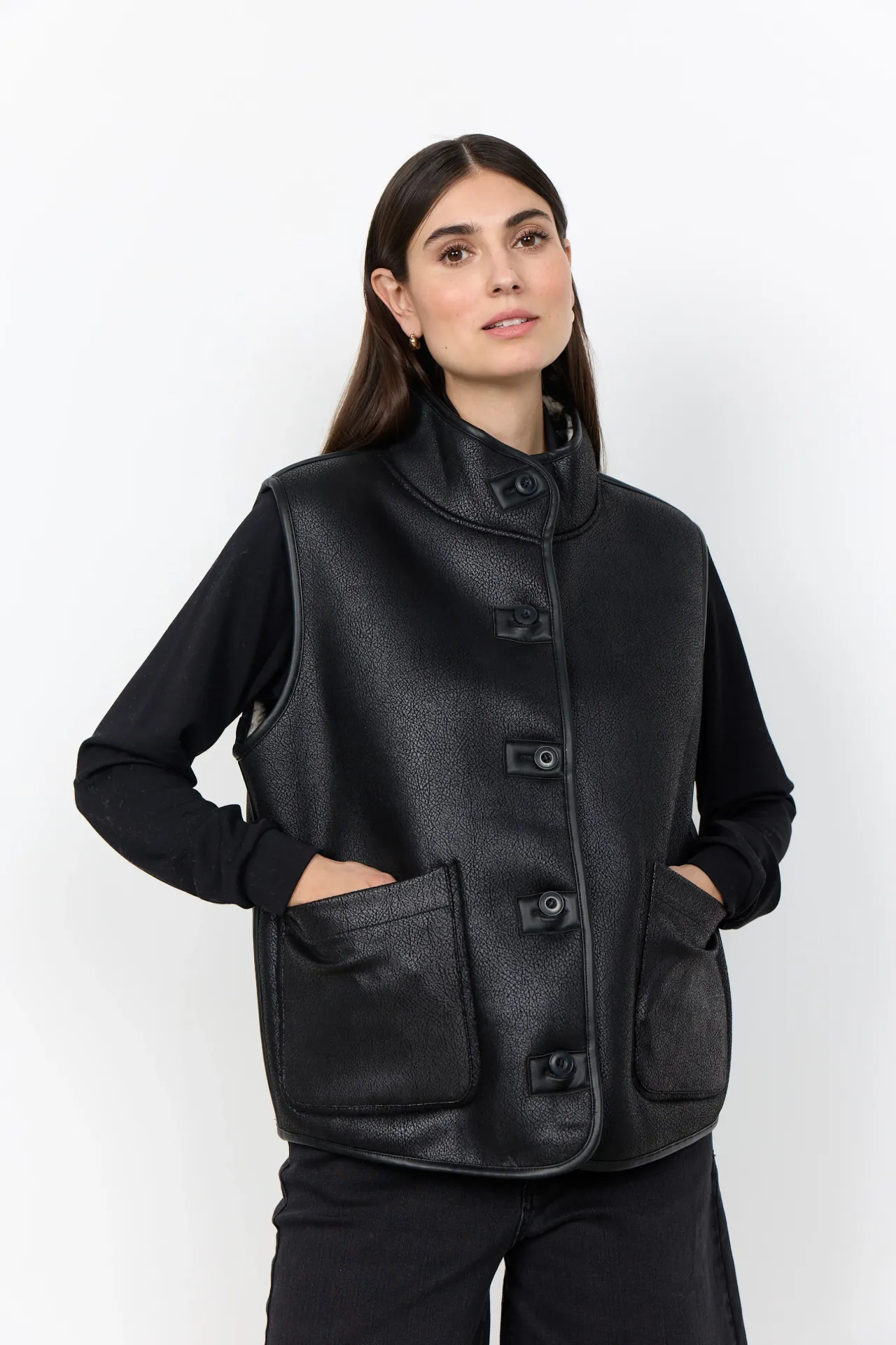 VESTE SANS MANCHES GIDA REVERSIBLE