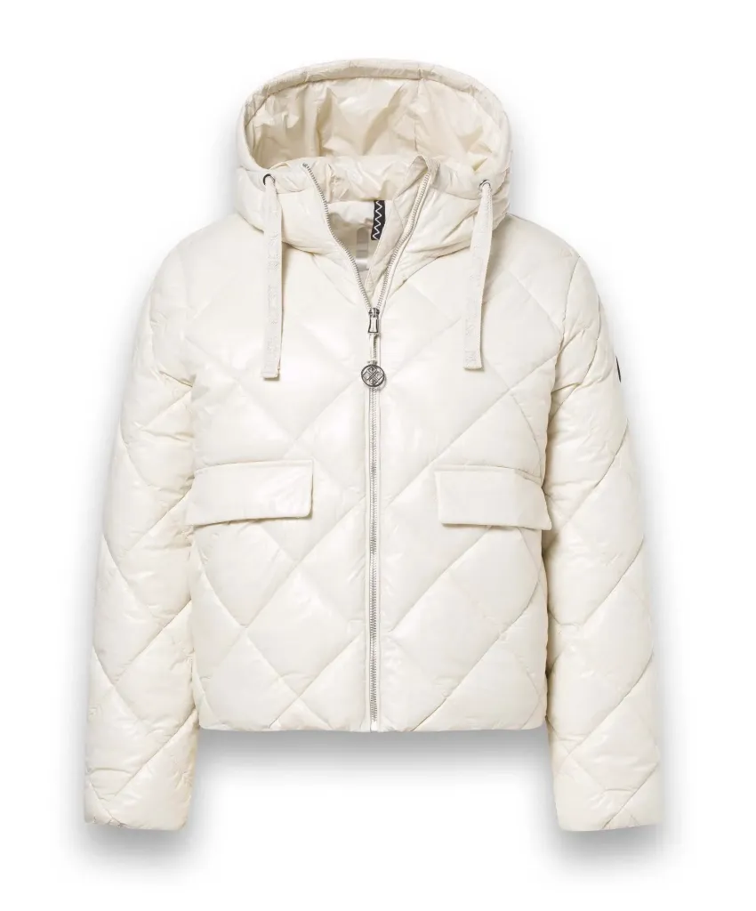 VESTE MOCHA ECRUE