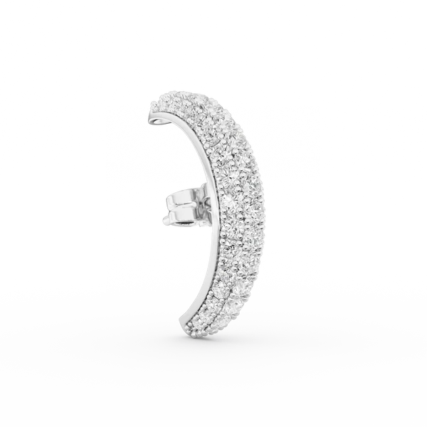 BOUCLE VIF DIAM STUD SILVER