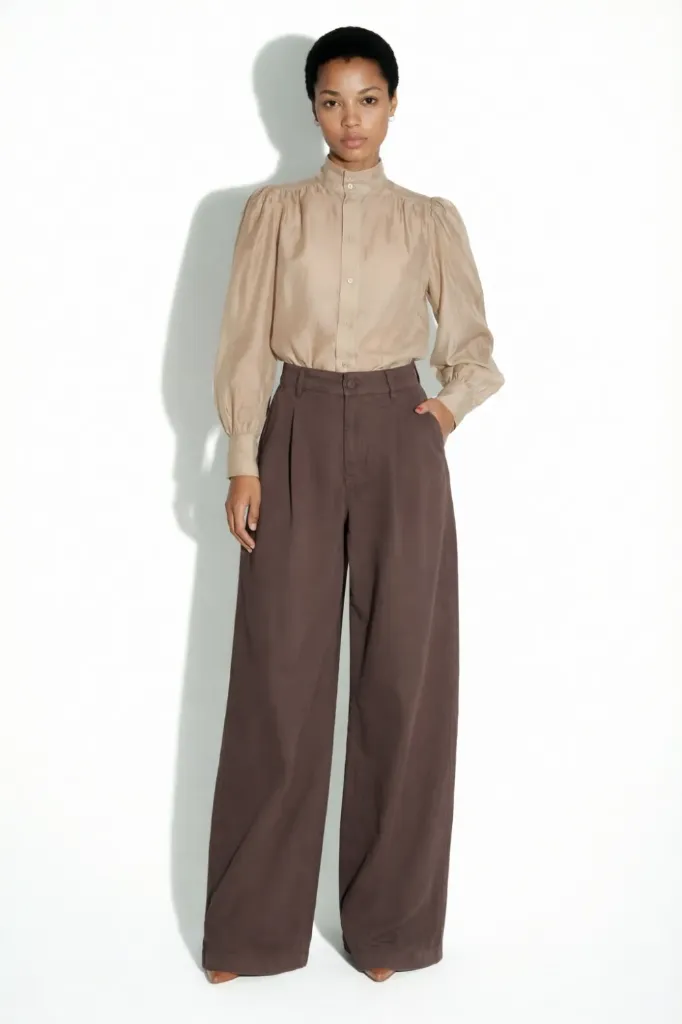 PANTALON RIO LYOCELL chocolat