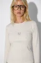 TEE-SHIRT HUGO CREME MOUCHETE