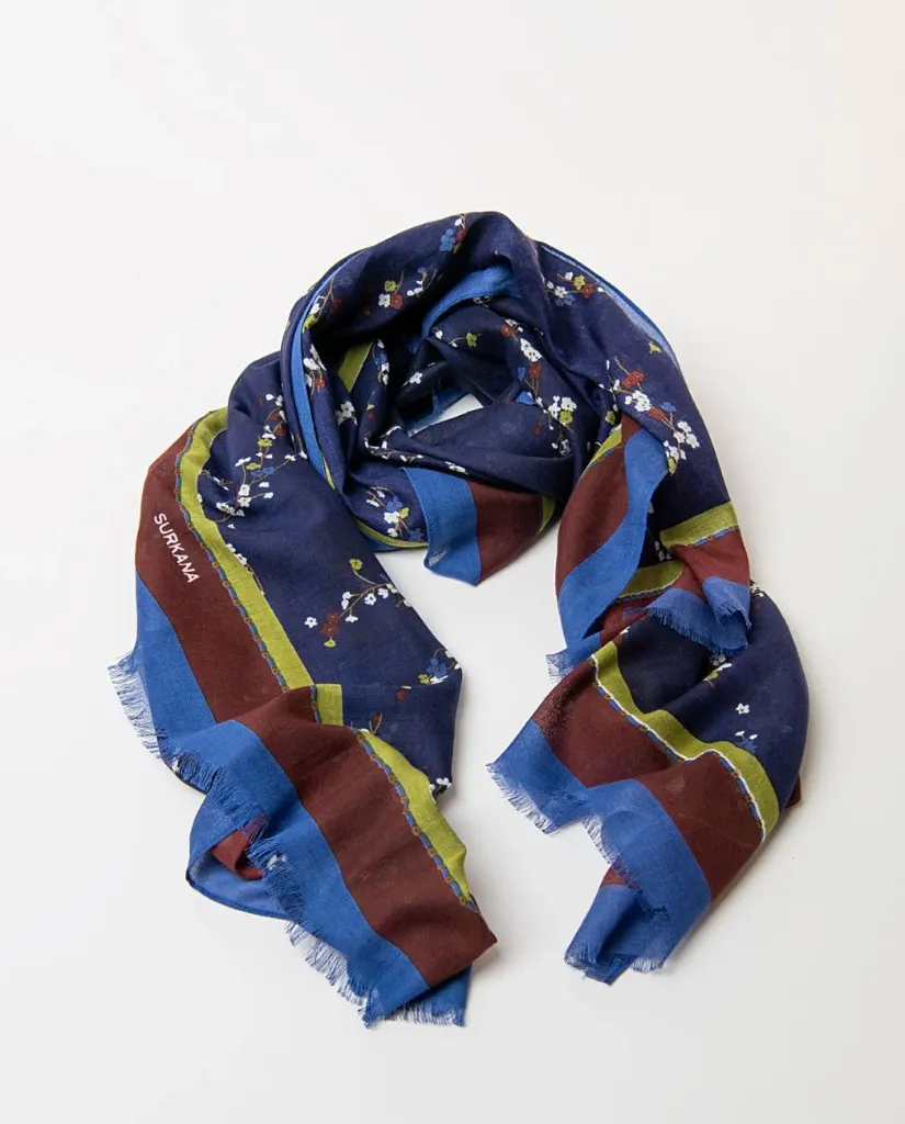 FOULARD PACI navy blue