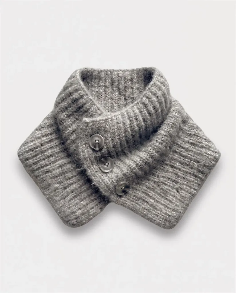 TOUR DE COU CUSO maille grise