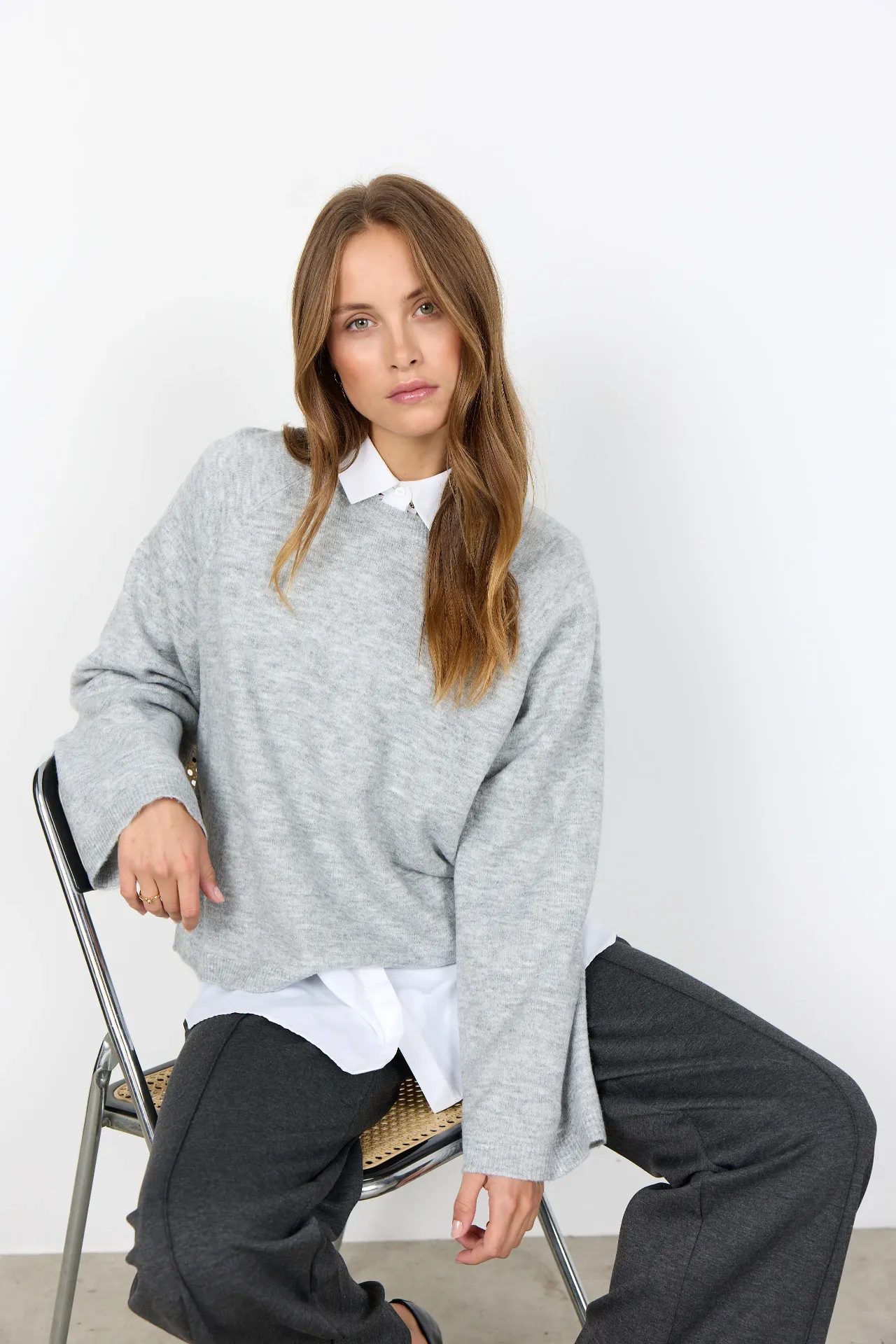 PULL ORLEAN gris